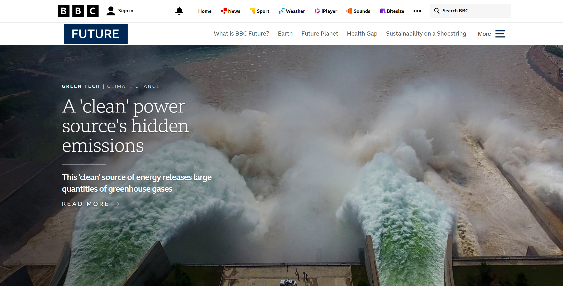 BBC screenshot
